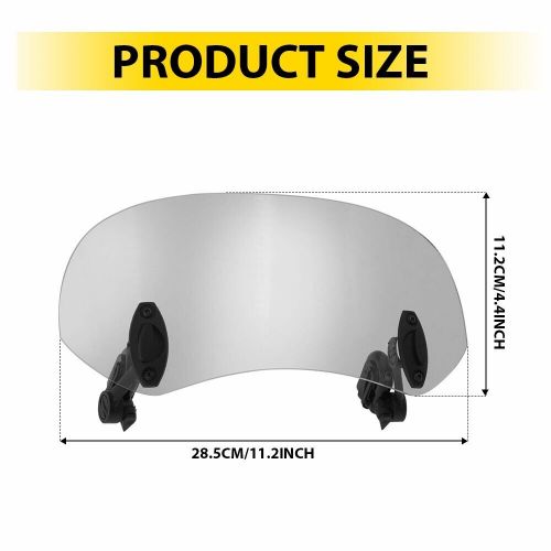 Universal Motorcycle Windshield Windscreen Deflector Extension Spoiler Clip EXXI, US $22.99, image 6