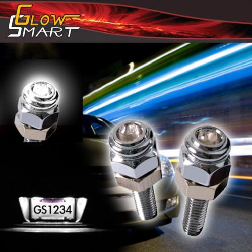 License plate lights white led light bolts screw light 