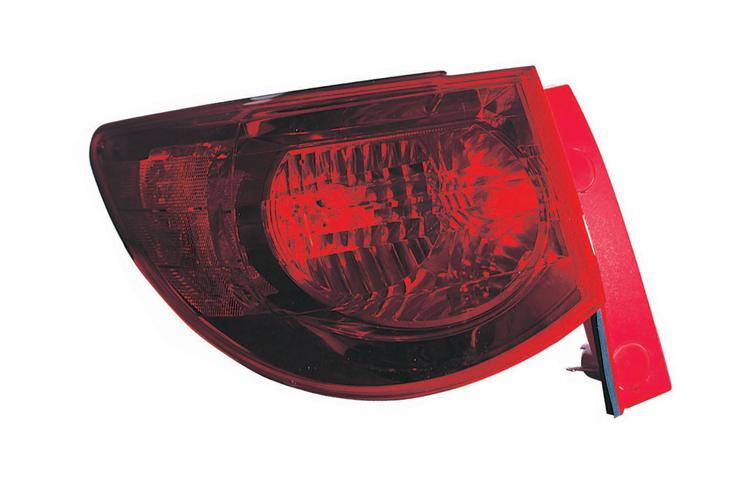 Left driver side replacement outer tail light lamp 09-11 chevy traverse 15912687
