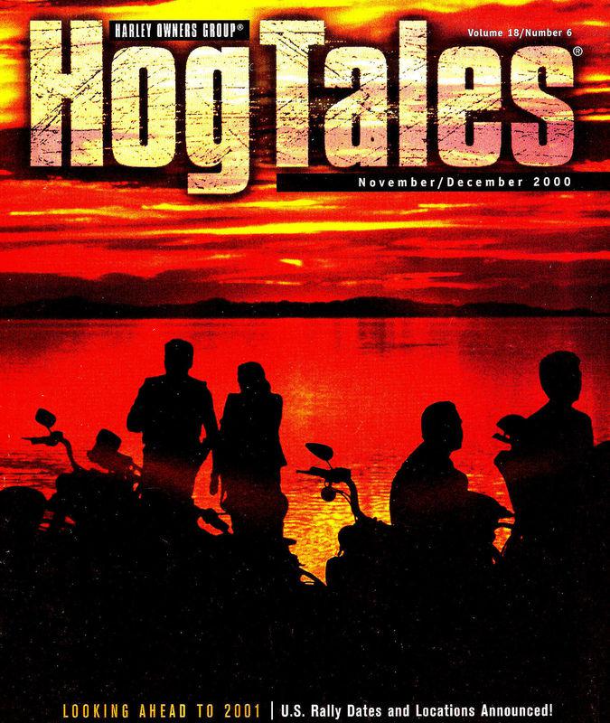 2000 nov/dec harley hog tales magazine -harley "74" engine history 1921 to 1978-