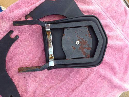 Harley Sportster Black Sissy Bar,Pad, Luggage Rack & Detachable Side Plates-883R, US $75.00, image 2