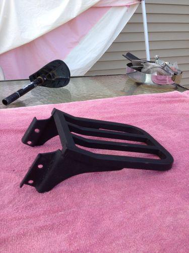 Harley Sportster Black Sissy Bar,Pad, Luggage Rack & Detachable Side Plates-883R, US $75.00, image 6