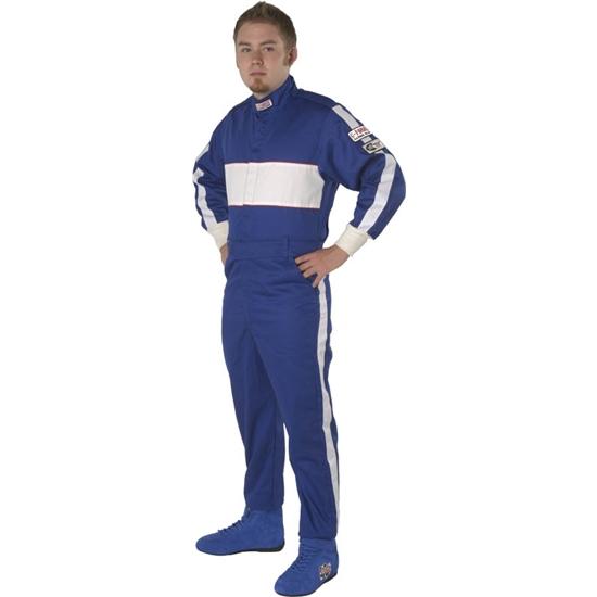 New g-force 105 blue xl sfi 3.2a/1 pyrovatex racing/fire suit