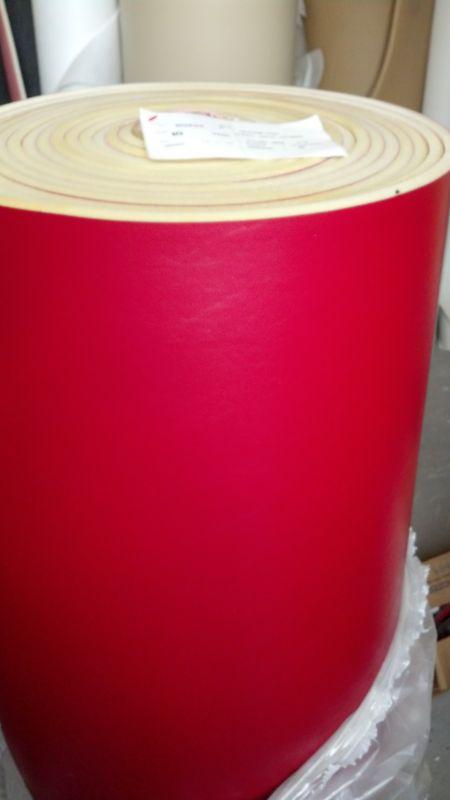 Red 1/2" foam back boat marine upholstery vinyl padded seat cushion cockpit 