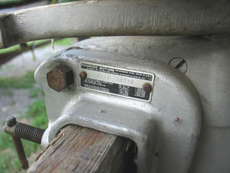1947 Evinrude Model 4731 SPORTWIN 3.3 HP 3.3HP Opposed Cylinder EZ Fix N/R!, US $79.99, image 4