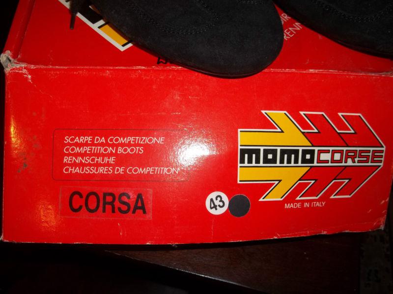 Momocorse racing shoes size 43 made in Italy model Corsa Black, US $24.99, image 2