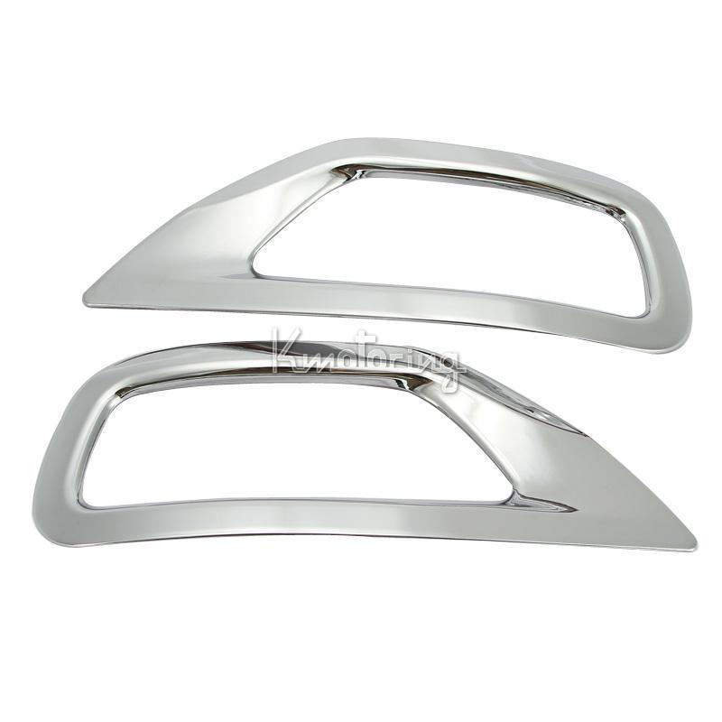 Chrome Front + Rear Fog Light Lamp Cover Trim For 2011-2013 Jeep Grand Cherokee, US $62.99, image 4