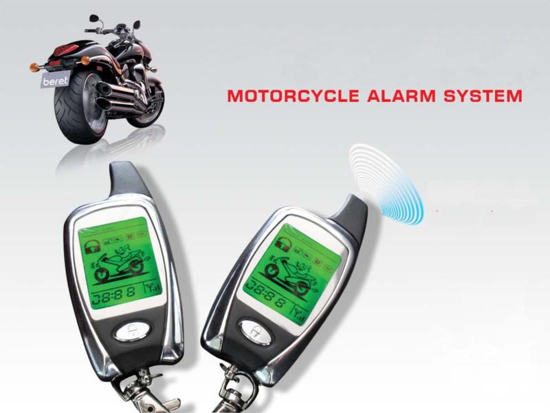 Sell TwoWay LCD Remote Control Engine Start Motorcycle Security Alarm System in HongKong, HK