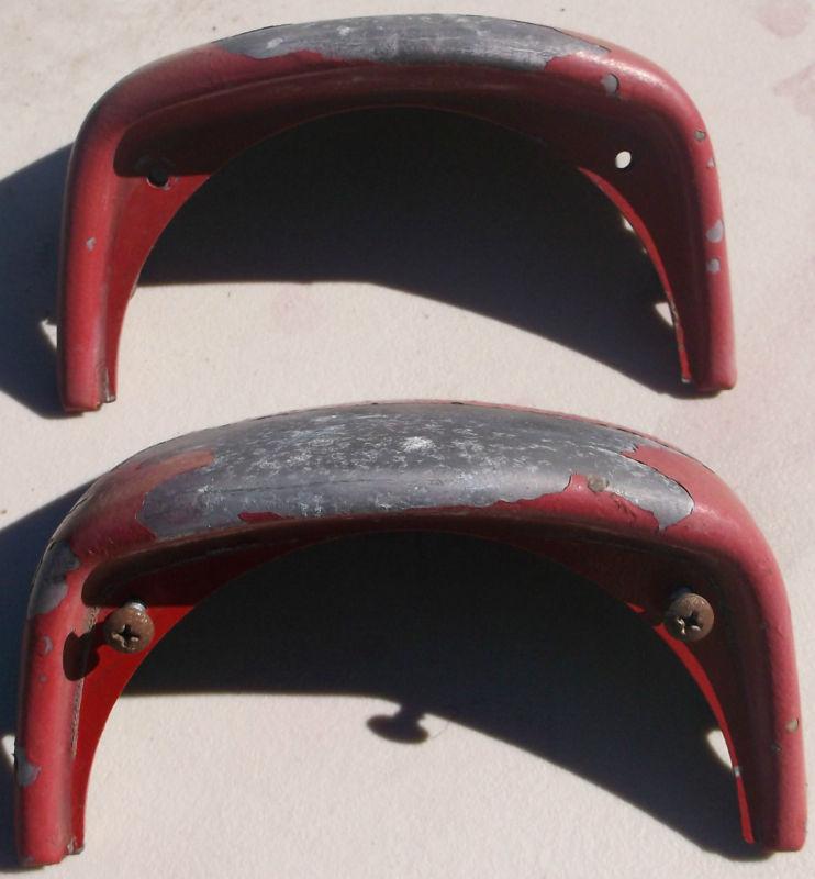 1950-1953 dodge pickup truck dash speedometer speedo gauge hood visor covers