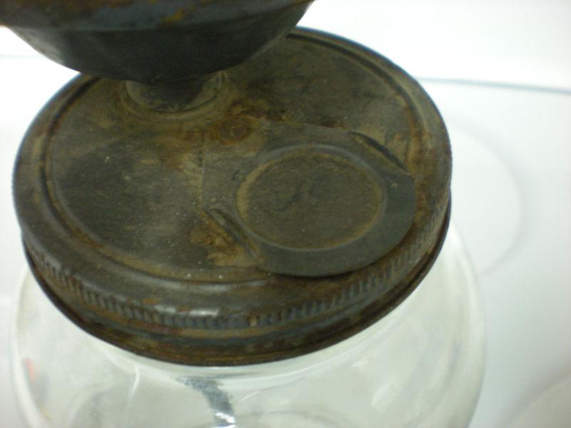 40's 50's Vintage Windshield Wiper Washer Jar Glass Bottle Fluid Pump Accessory , US $32.95, image 4