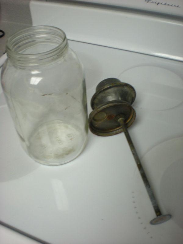 40's 50's Vintage Windshield Wiper Washer Jar Glass Bottle Fluid Pump Accessory , US $32.95, image 7