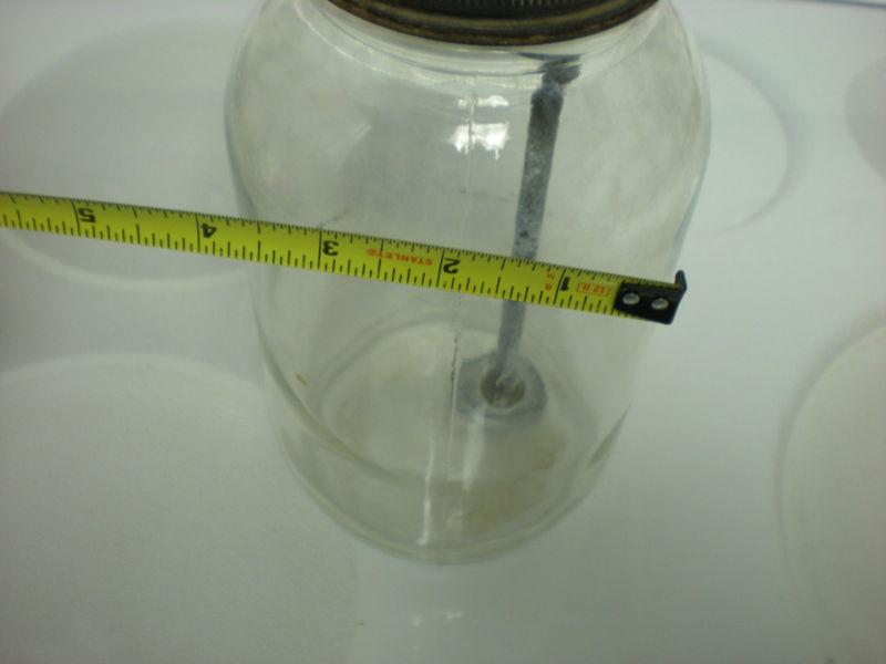 40's 50's Vintage Windshield Wiper Washer Jar Glass Bottle Fluid Pump Accessory , US $32.95, image 9