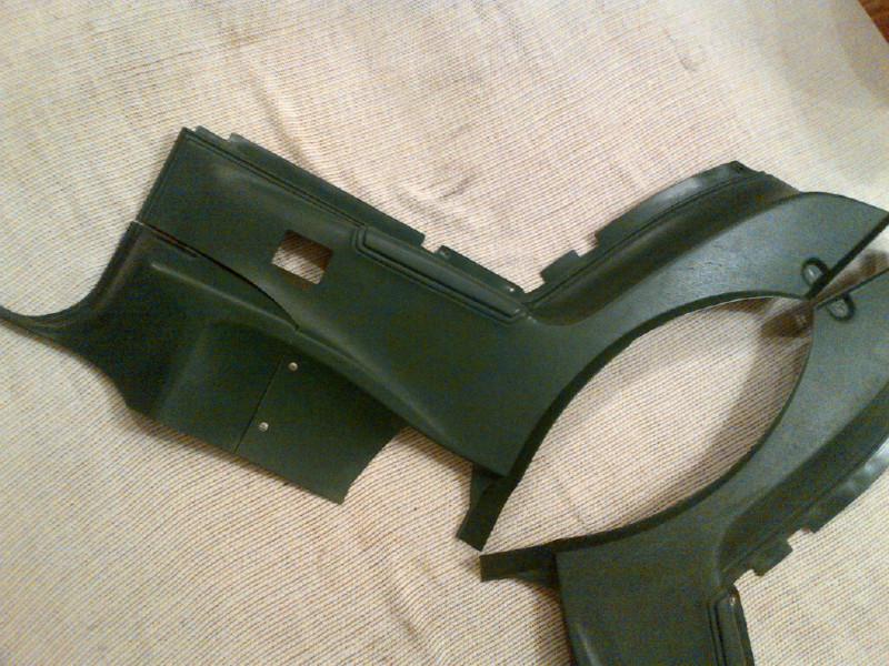 1974 Dodge Charger SE Brougham lower rear interior trim panels (green), US $75.00, image 2