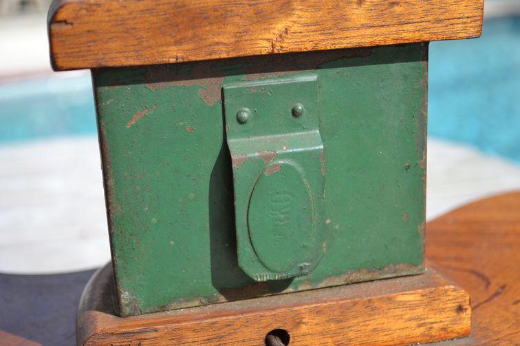 Vintage Chris Craft Perko Red/Green Boat Bow Light mounted on teak/mahogany wood, US $199.99, image 5