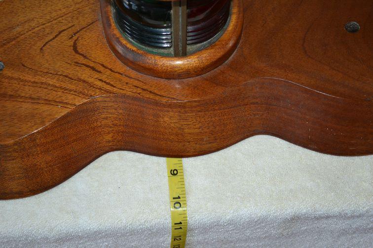 Vintage Chris Craft Perko Red/Green Boat Bow Light mounted on teak/mahogany wood, US $199.99, image 9