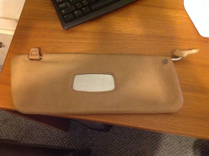 Mercedes sl sunvisor sun visor 560 450 sl 107 380 tan palomino sun visor 