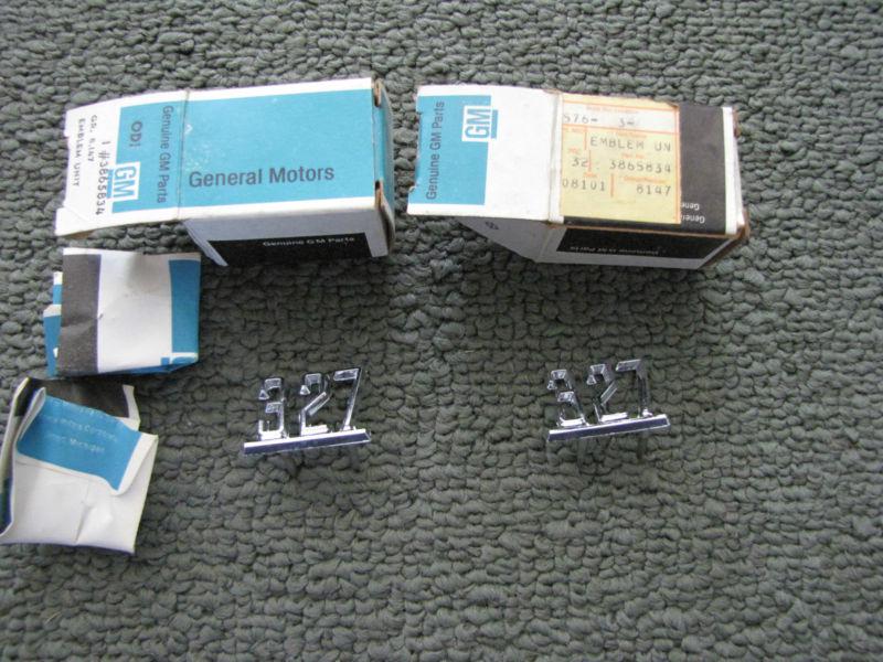 CHEVY EMBLEM - - NOS 327 # 3865834, US $40.00, image 3