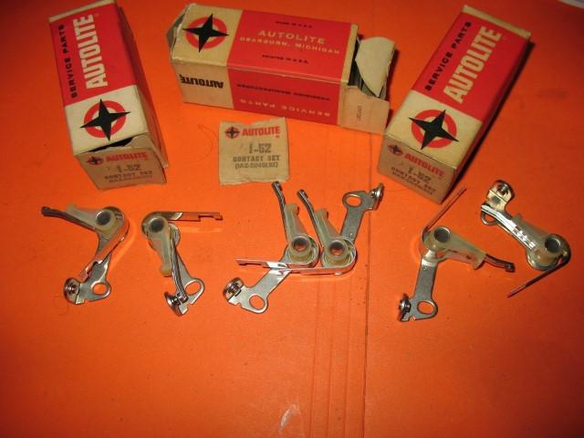 Nos autolite dodge dual point lot 1963-71 273 383 413 440 & 426 hemi plymouth