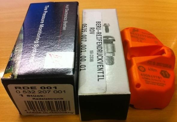 Huf beru rde001 tpms tire pressure monitor sensor audi porsche volkswagen