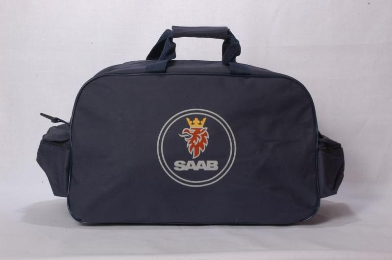 Saab travel / gym / tool / duffel bag flag 9-3 9-5 9-7 sedan sportcombi banner  