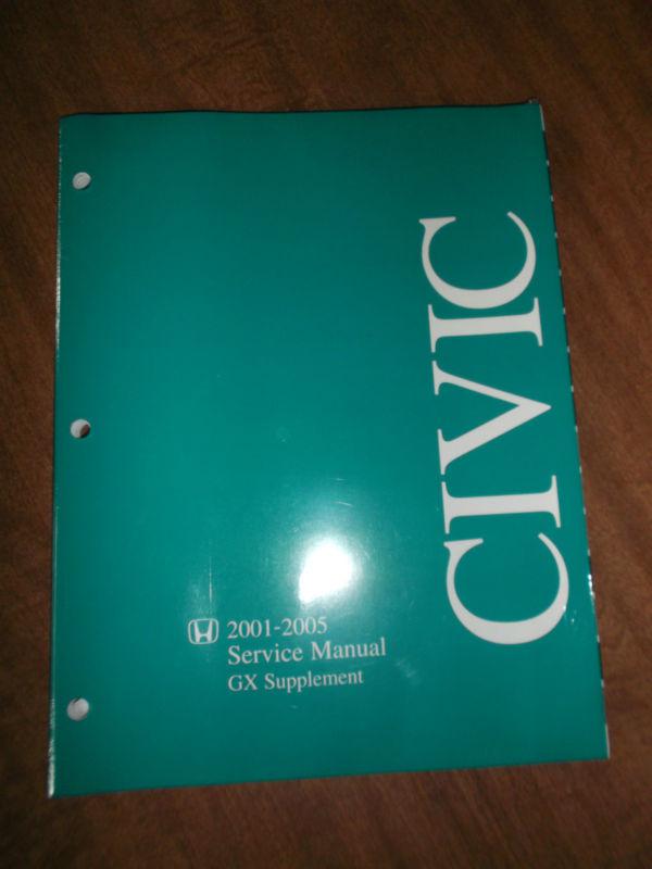 2005-2001 honda civic gx service repair shop manual supplement 2004 2003 2002