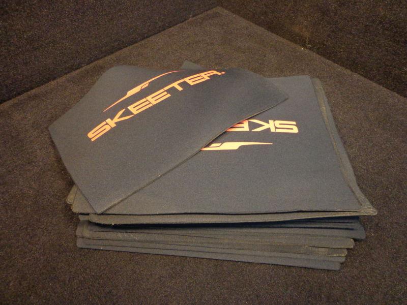 (20 count)  skeeter bass boat computer mouspads logo novelty printed on top