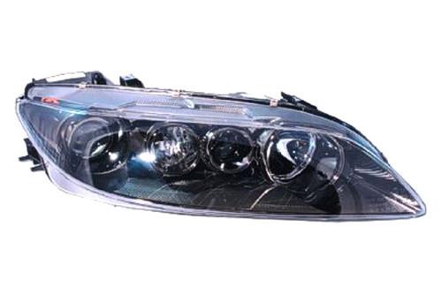 Replace ma2503133 - 03-05 mazda 6 front rh headlight lens housing sport