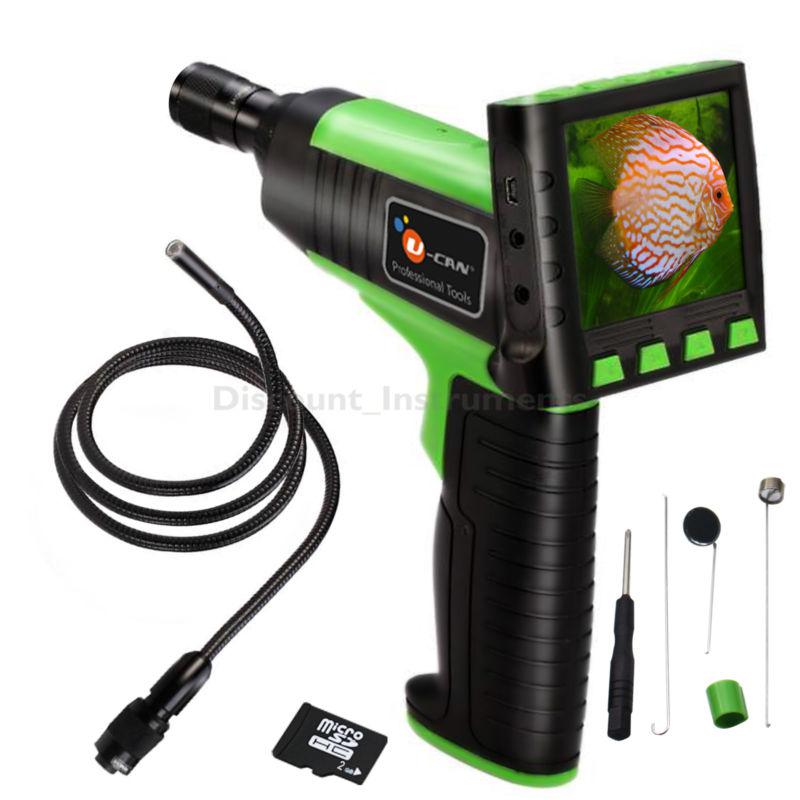 Wireless 3.5" tft lcd video inspection borescope endoscope camera 4xzoom  rotate
