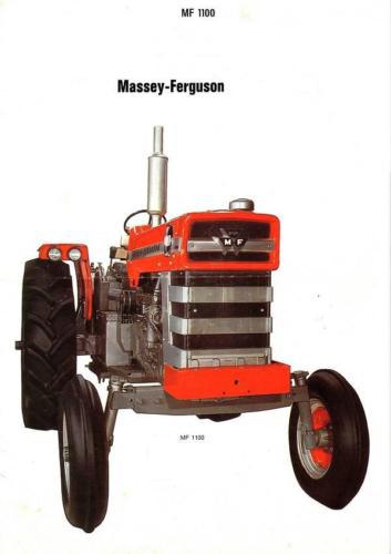 Massey ferguson mf 1100 1130 tractor service manual 325pg with mf1130 repair
