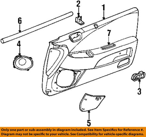 Chrysler oem js62sk5 speaker cover-speaker grille