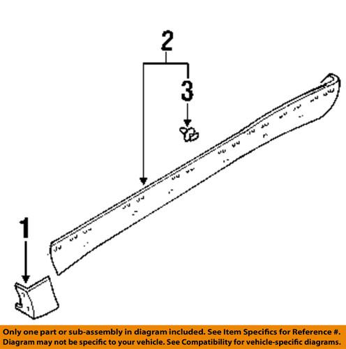 Ford oem yl8z78101a04aab exterior-rocker molding