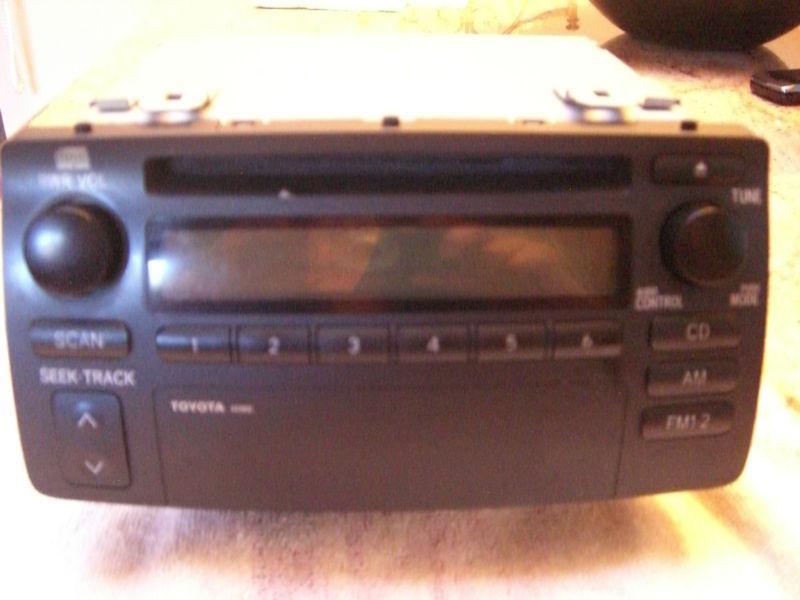 03-08 toyota corolla am fm cd car stereo a51802 86120-02270 ref# cq-js7261x