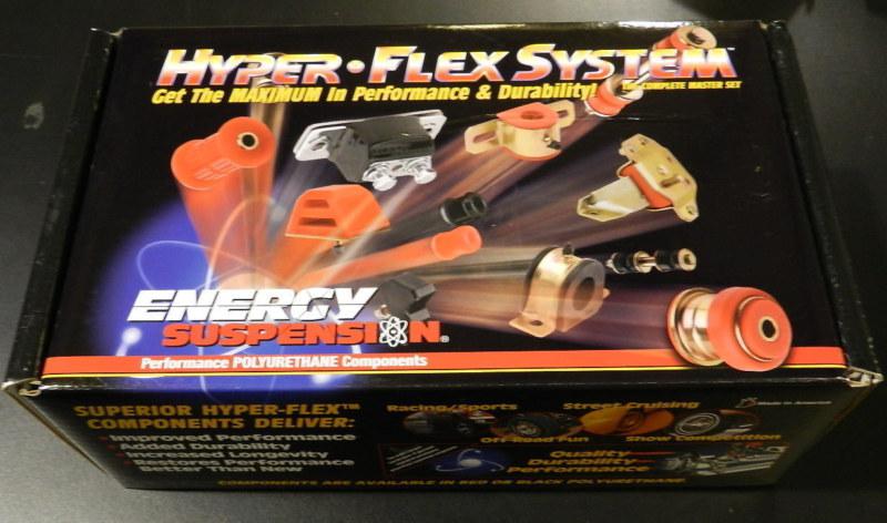 New energy suspension hyper flex master system honda civic (non si) 99 00 black