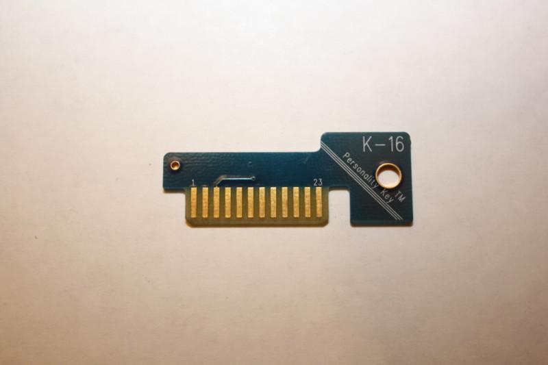 K-16 snap-on personality key for scan tool mt2500 mtg2500 modis solus pro verus 