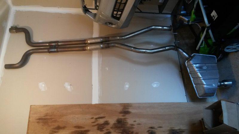 2012 chevrolet camaro ss stock exhaust and muffler