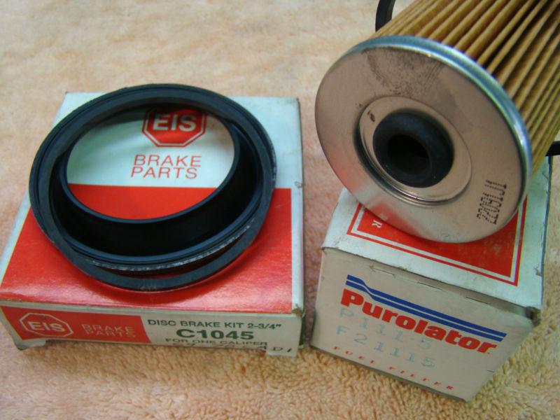 60's 70's NOS Caddy Olds Cadillac Fuel Filter & Brake Caliper Rebuild Kit, US $9.99, image 2