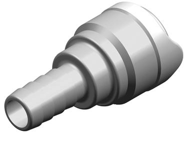 Whale wx1544b tube to hose connector 1/2in