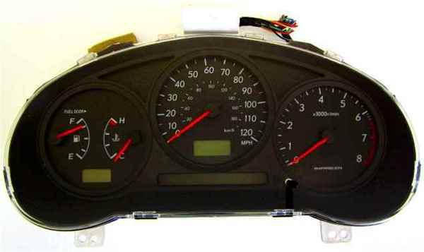 06 impreza speedometer speedo cluster mph mt 96k oem
