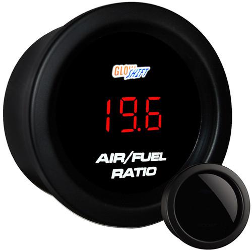 52mm air fuel ratio gauge meter w. red digital afr readout