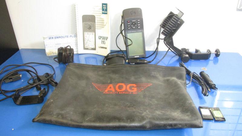 Garmin 195 gps package deal - stand - mount - pouch - instructions and much more