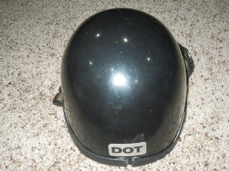 Motorcycle helmet scull cap, half,  size medium