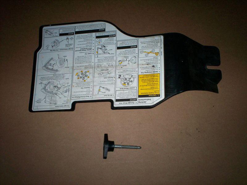 93-97 camaro firebird plastic jack cover