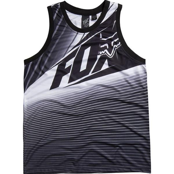 Fox racing enterprize bball adult tank top black size xlarge