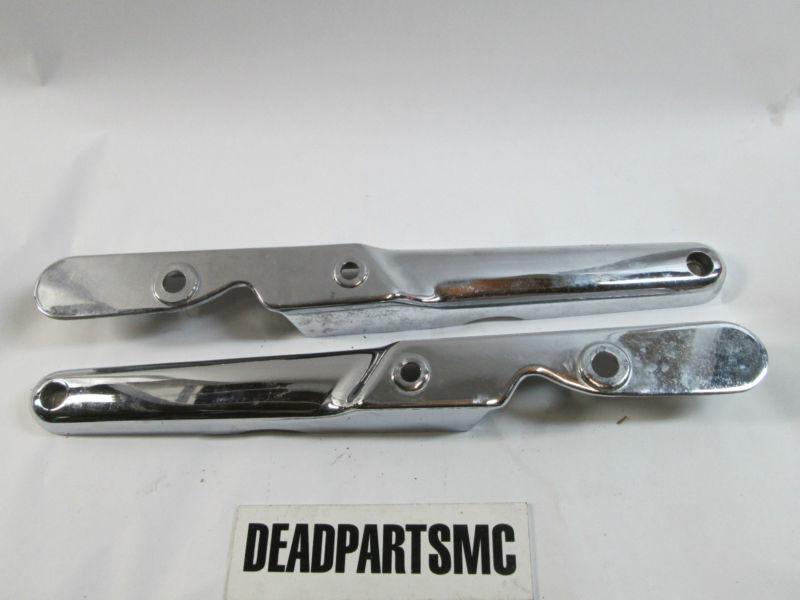 Harley chrome fxr left right rear fender struts frame covers br