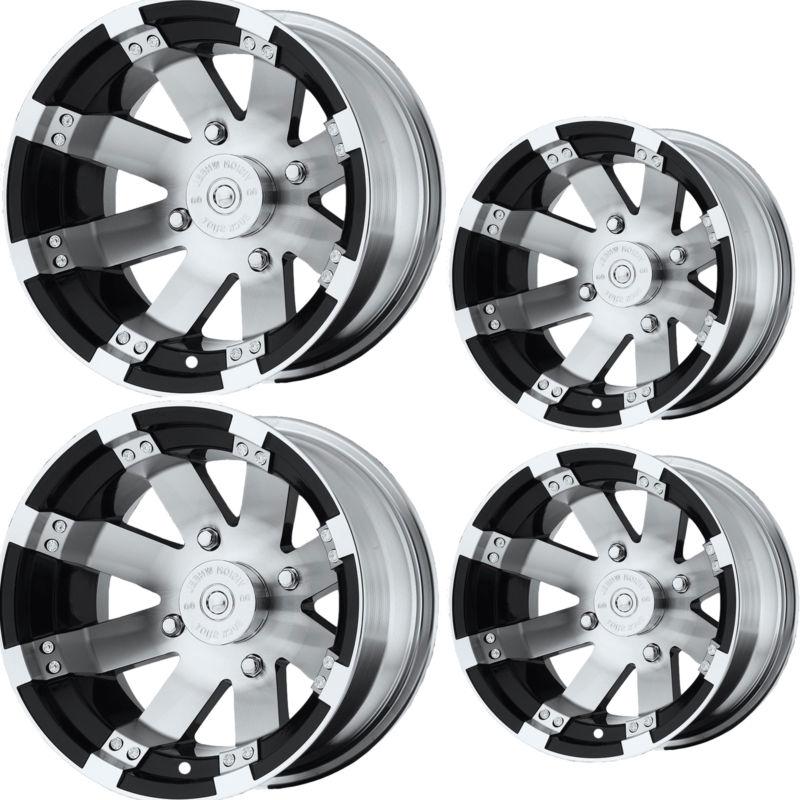 4) 15" rims wheels for 2009-up bush hog 420 trail hunter type 158 buckshot