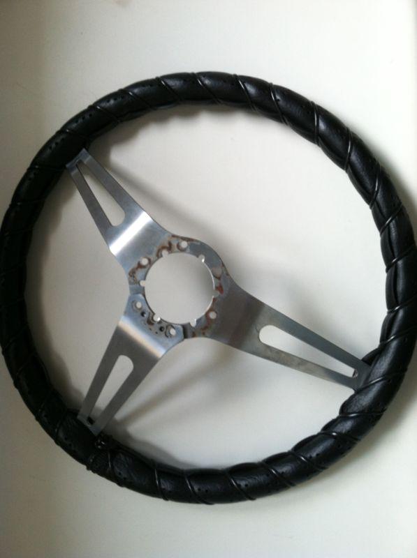 Original C3 Black Corvette Steering Wheel 1969-1975, US $99.00, image 2