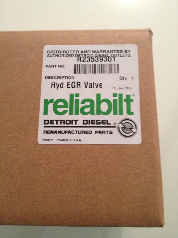 Sell Detroit Diesel Hydraulic EGR Valve 23539301 in Shelbyville