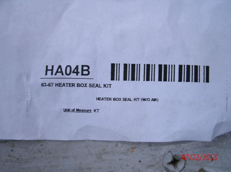 1963-67 Chevy Corvette C2 Heater Case Seal Kit, US $25.00, image 6