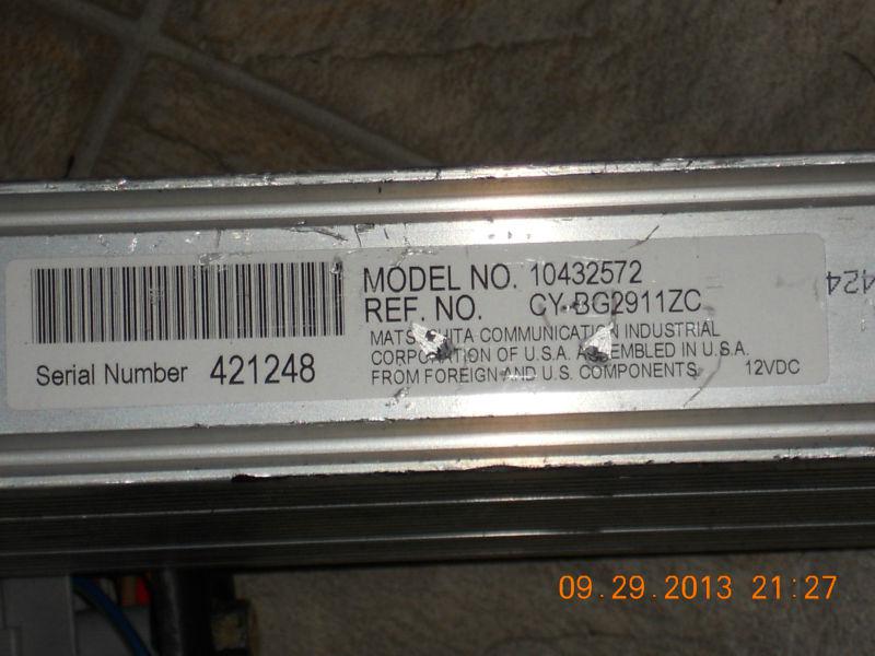 2000-2005 chevrolet impala amplifier 10432572
