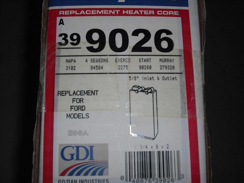 Sell 197585 FORD LIGHT TRUCK NOS HEATER CORE in Marietta, Ohio, US